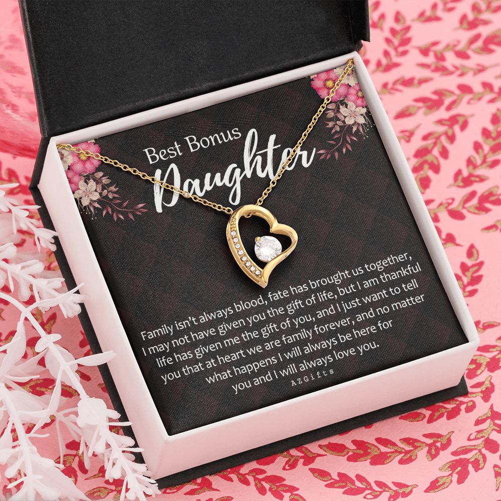 Daughter In Law Gifts Ideas, Daughter In Law Necklace, Gifts For Future Daughter In Law, Daughter In Law Birthday Gifts, Daughter-in-law Gifts From Mother In Law, Birthday Gifts For Daughter1 Forever Love Necklace