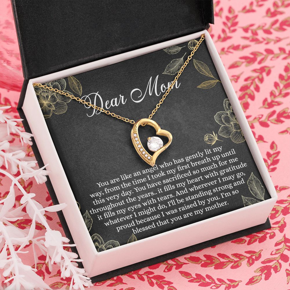 Mothers Day Gifts From Son Daughter Kids Gifts For Mom Birthday Unique Mothers Day Necklace Gift Idea Sentimental Mom Christmas Present Forever Love Necklace