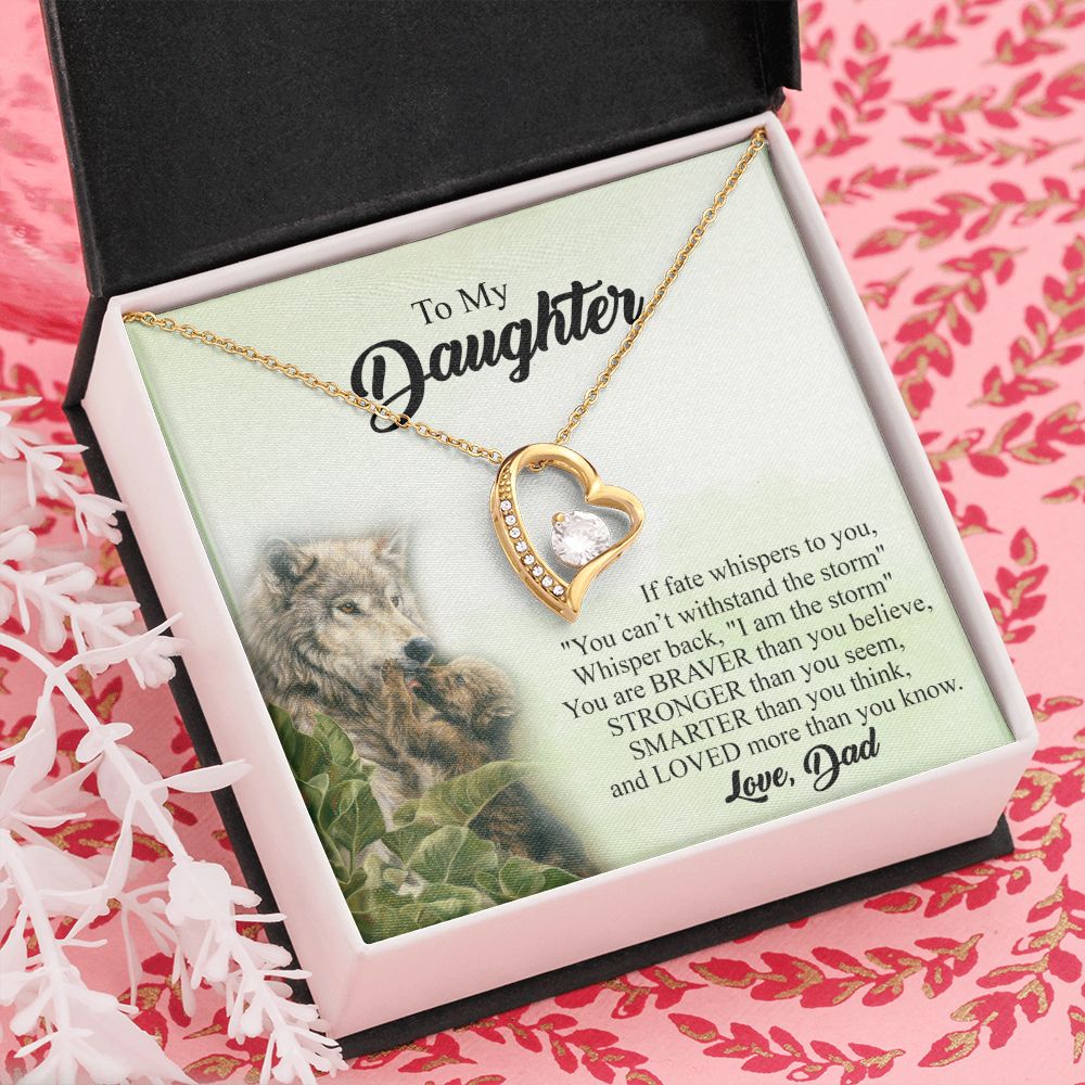 Mother Daughter Gift Ideas, To My Daughter Gift Necklace from Mom, Jewelry Pendant Present for Daughter, Birthday Christmas Gift Graduation Gifts for Daughters, Mother and Daughter Necklace 27 Forever Love Necklace