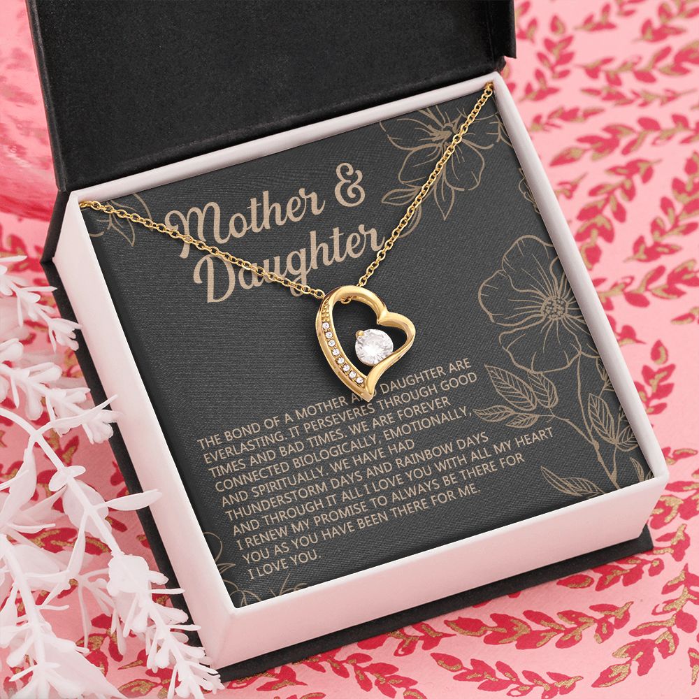 Mother Daughter Necklace Mothers day Necklace Mother Daughter Gift Mother Daughter Jewelry Gift For Daughter From Mom Daughter Mother Forever Love Necklace
