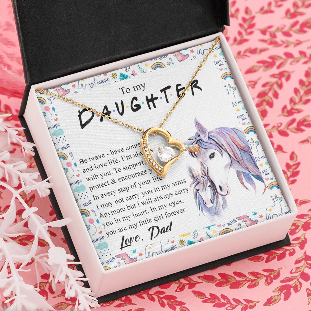 Mother Daughter Gift Ideas, To My Daughter Gift Necklace from Mom, Jewelry Pendant Present for Daughter, Birthday Christmas Gift Graduation Gifts for Daughters, Mother and Daughter Necklace 22 Forever Love Necklace