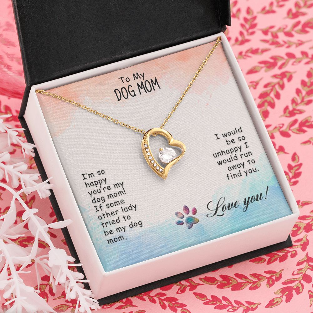 Love Knot Necklace, Dog Mom Gift For Mother's Day, Dog Mom Necklace For Women, Dog Mama Sentimental Gift, Dog Lover Gifts For Her, Unique2 Forever Love Necklace