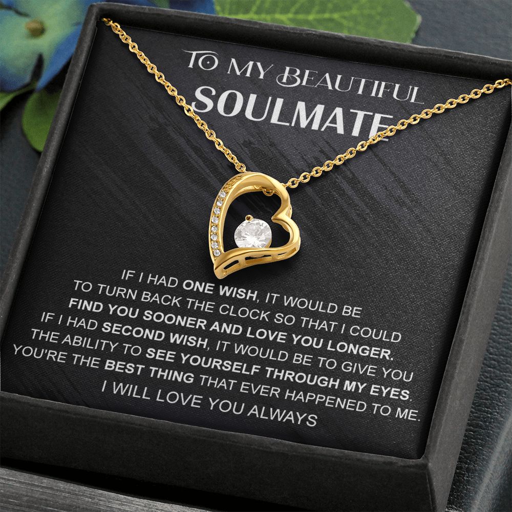 Eternal Hope Necklace, Valentine's Day Gift, Birthday Gift, Gift for Soulmate 175114050407 Forever Love Necklace