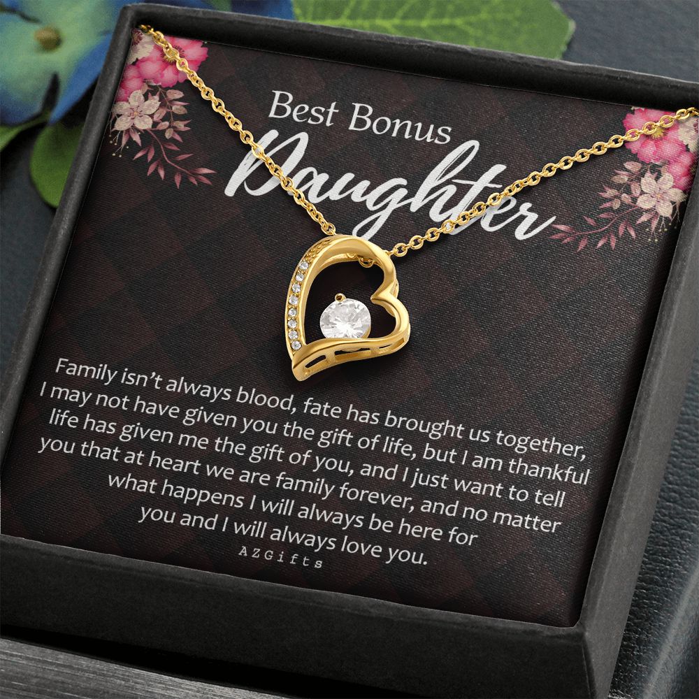 Daughter In Law Gifts Ideas, Daughter In Law Necklace, Gifts For Future Daughter In Law, Daughter In Law Birthday Gifts, Daughter-in-law Gifts From Mother In Law, Birthday Gifts For Daughter1 Forever Love Necklace