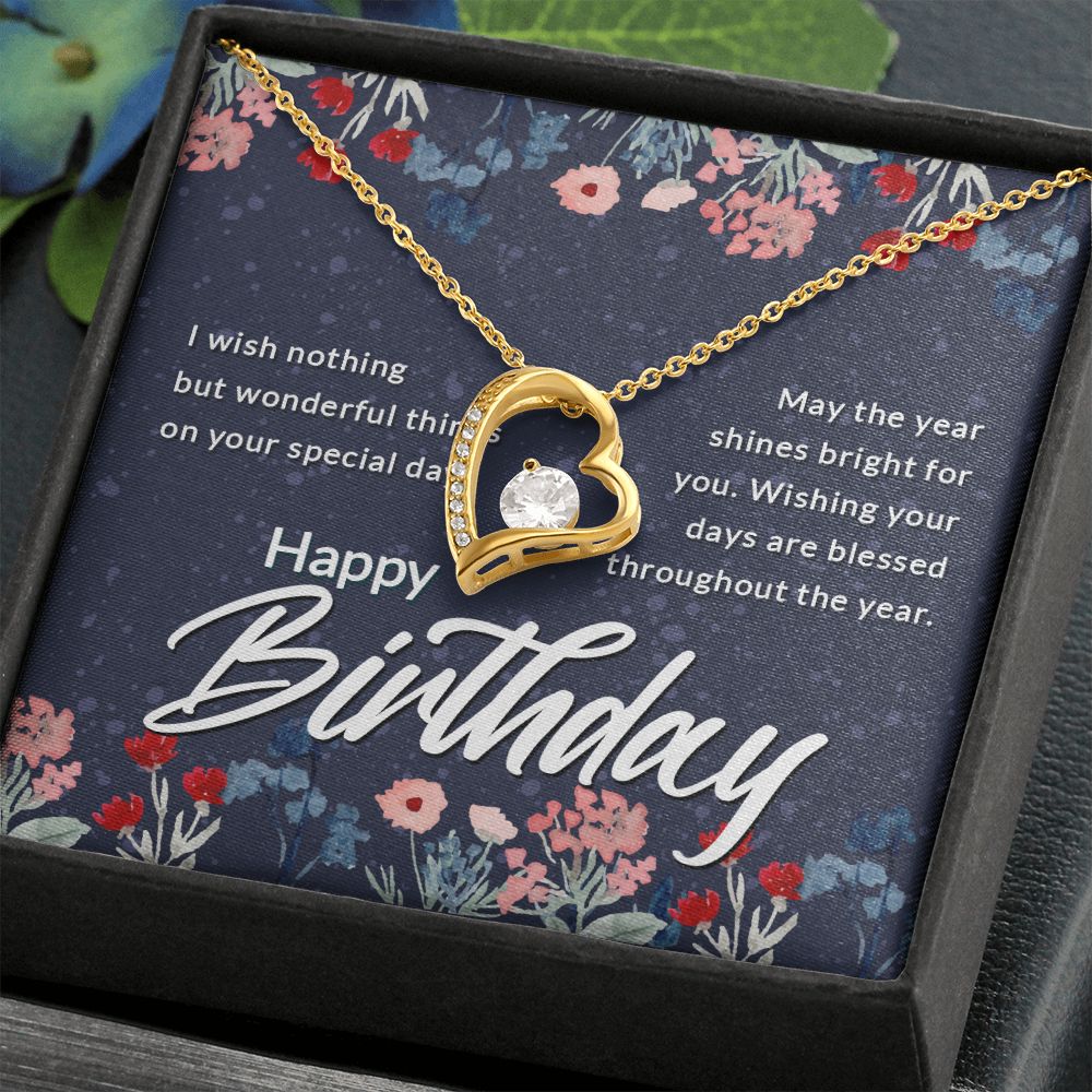 Mom Necklace Gifts for Mom from Daughter to Mom Gifts for Mothers Day from Daughter, To My Mom Necklace from Daughter to Mom Birthday Gifts Necklace with Message Card and Gift Box2230 Forever Love Necklace