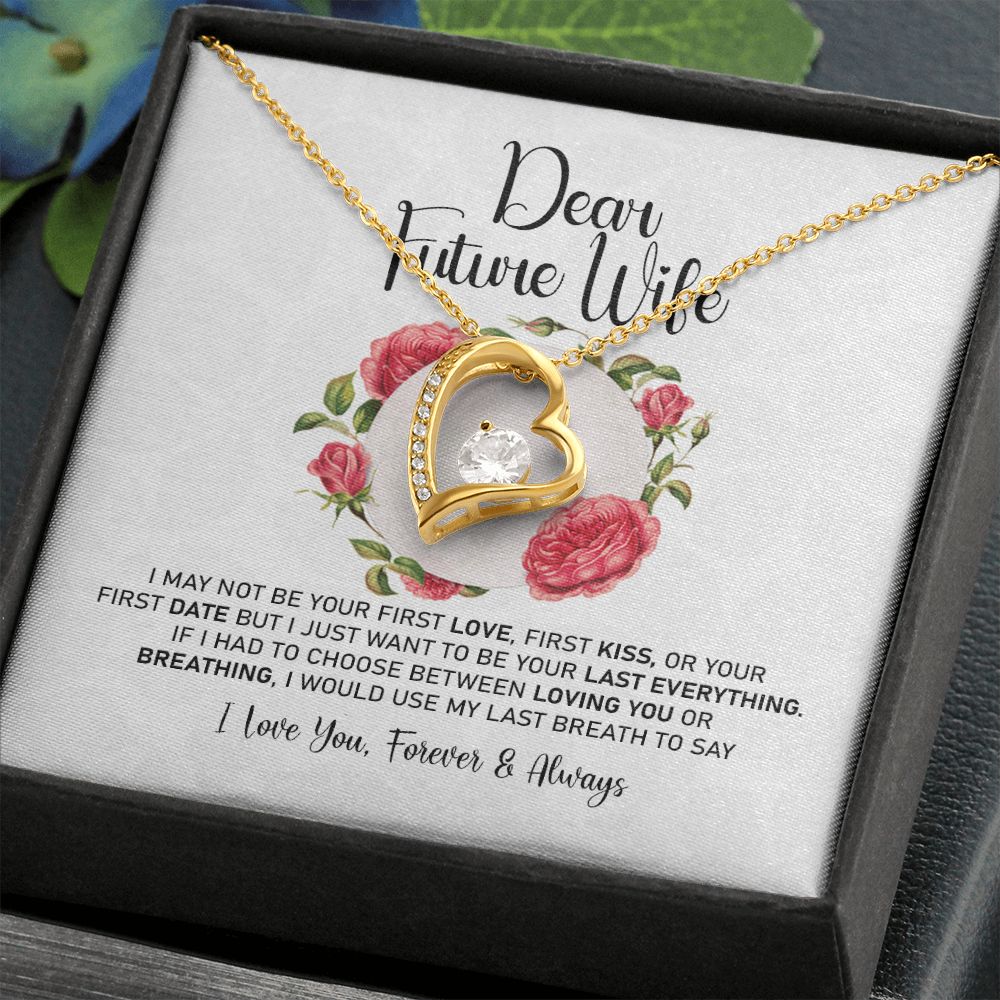 To My Girlfriend Necklace from Boyfriend To My Future Wife Necklace Jewelry For Girlfriend Gift For Girlfriend Gift for Her Romantic Birthday Valentines Day Gift For Girlfriend Gifts Necklaces 8 Forever Love Necklace