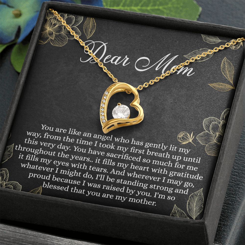 Mothers Day Gifts From Son Daughter Kids Gifts For Mom Birthday Unique Mothers Day Necklace Gift Idea Sentimental Mom Christmas Present Forever Love Necklace