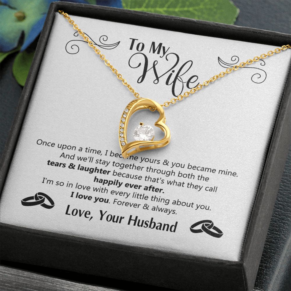 To My Wife Gift Necklace For Wife Anniversary For Wife Romantic Gifts For Her 175125613050 Forever Love Necklace