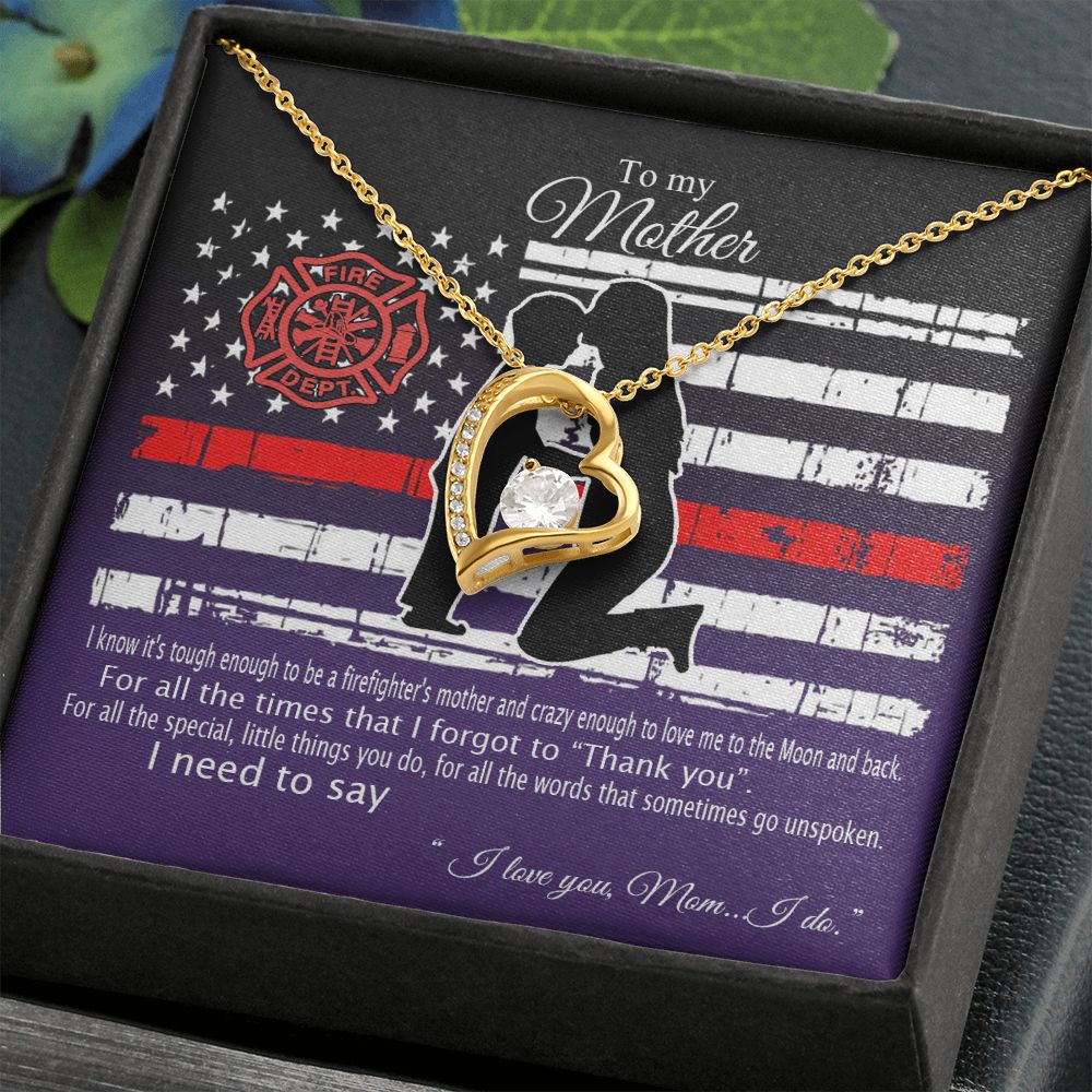 Mom Necklace Gifts for Mom from Daughter to Mom Gifts for Mothers Day from Daughter, To My Mom Necklace from Daughter to Mom Birthday Gifts Necklace with Message Card and Gift Box2233 Forever Love Necklace