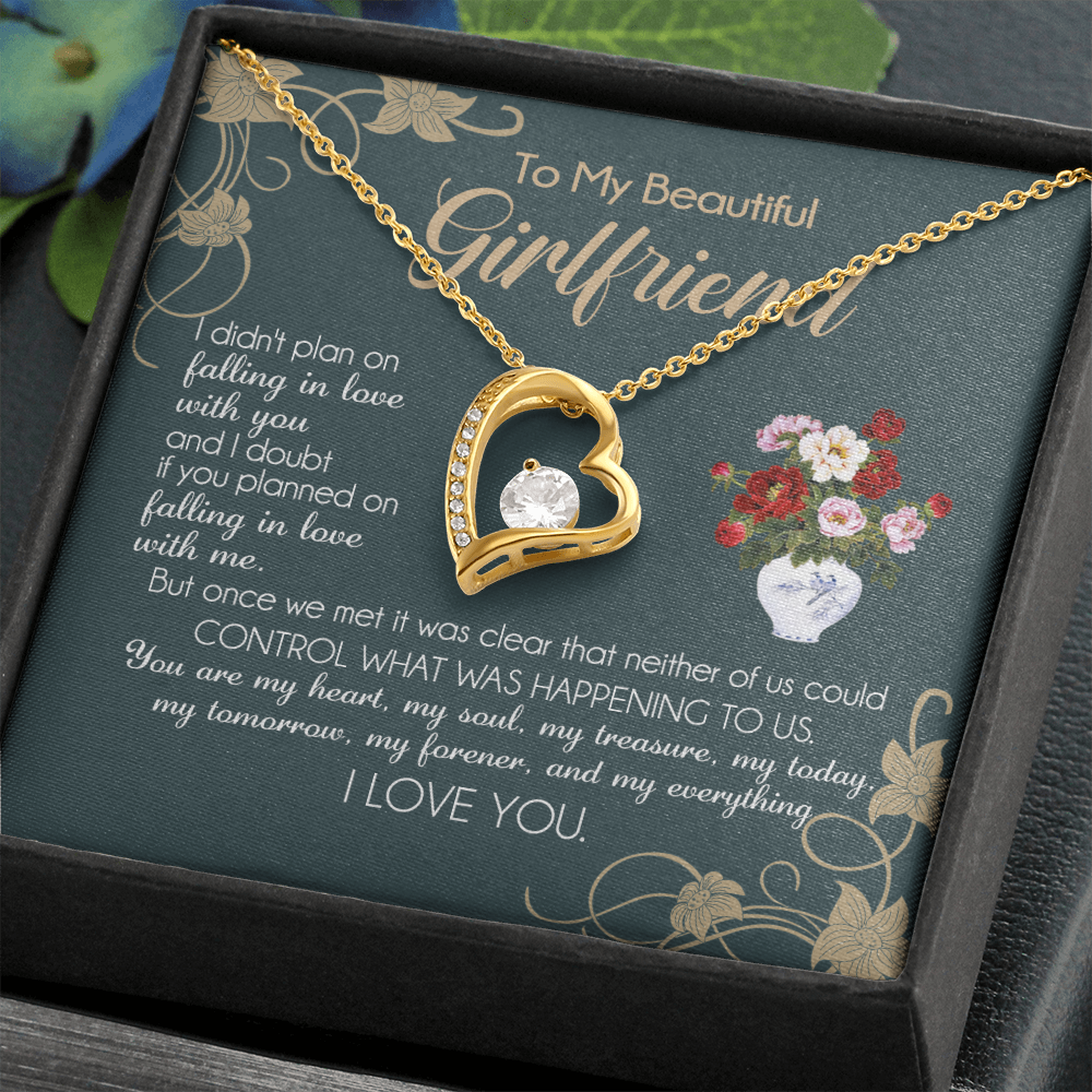 To My Girlfriend Necklace Valentine Gift From Boyfriend Necklace for Girlfriend 175077747792