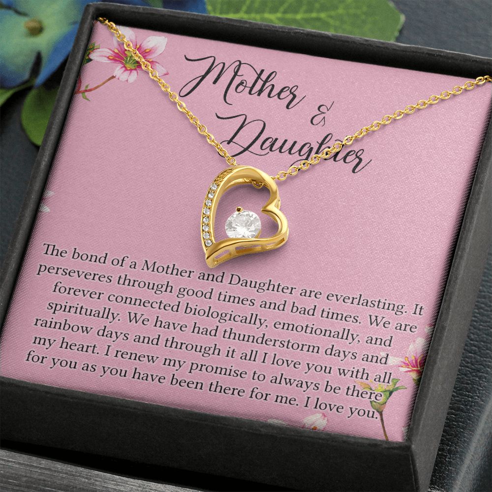 To My Mother Mom Bestfriend Best Mommy Mother In Law Stepmom For Mothers Day Birthday From Son Daughter Stepson Stepdaughter Necklace Gift Forever Love Necklace