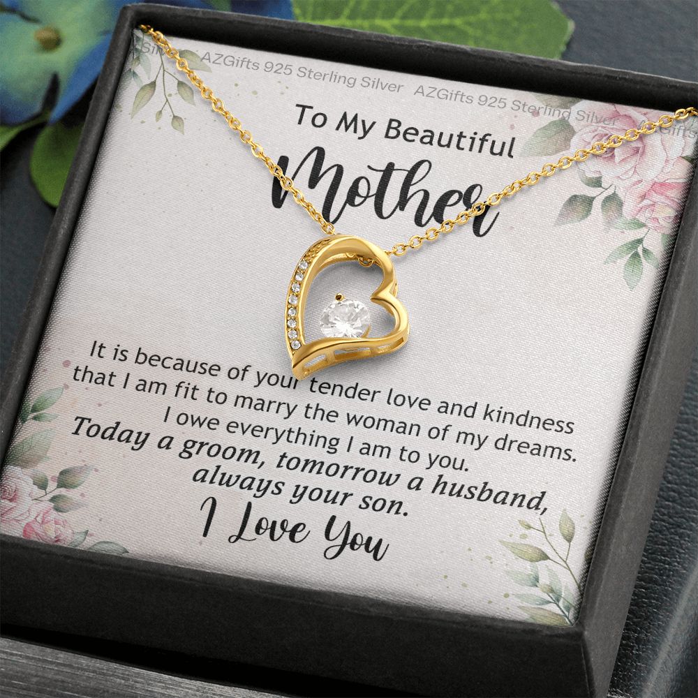 Mother Of The Groom Gift, Mother Of The Groom, Mother Of The Groom Gifts, Gift For Mother Of The Groom, Mother Of Groom Forever Love Necklace