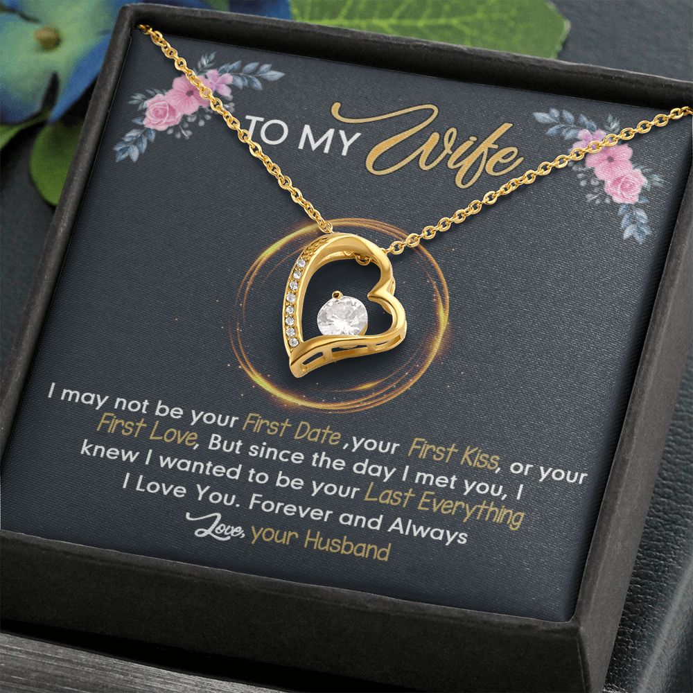 Birthday Gifts For Wife, Necklace Gifts For Wife From Husband, To My Wife Jewelry For Women , To My Wife Necklace  from Husband Wedding Anniversary Present For Wife, Beautiful Wife Jewelry Christmas24 Forever Love Necklace
