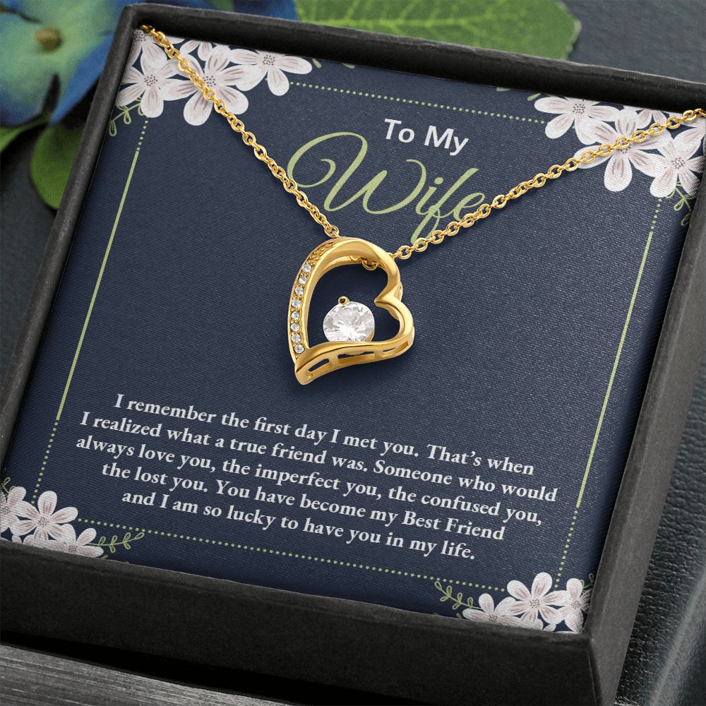 To My Wife Necklace Gift Alluring Beauty Necklace Birthday Gifts for Daughter 175146937086 Forever Love Necklace