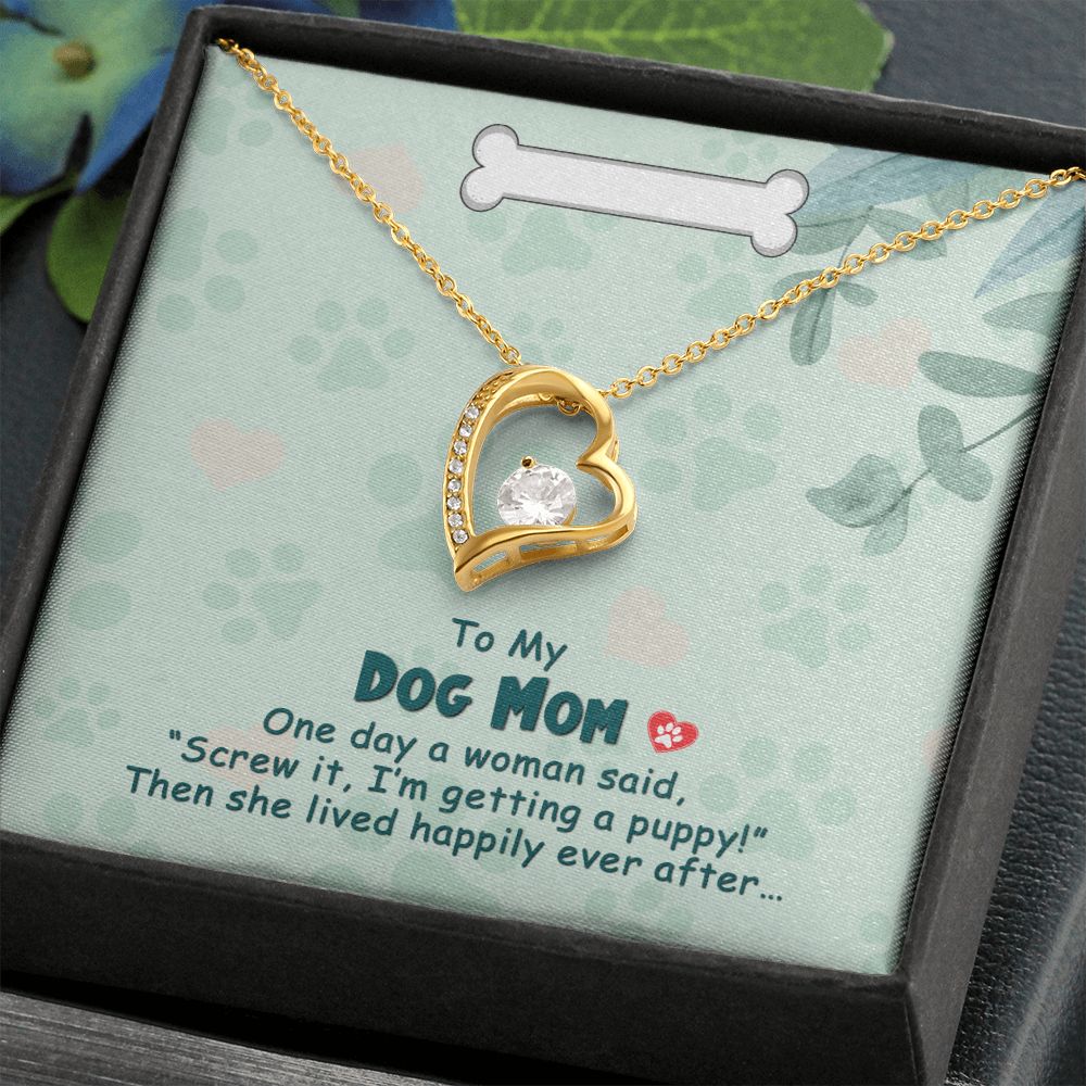 Love Knot Necklace, Dog Mom Gift For Mother's Day, Dog Mom Necklace For Women, Dog Mama Sentimental Gift, Dog Lover Gifts For Her, Unique1 Forever Love Necklace