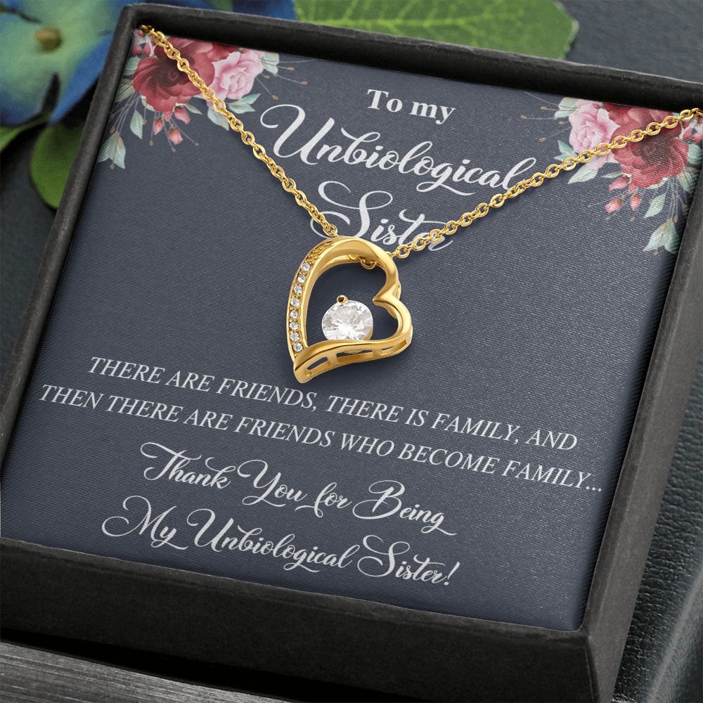 Unbiological Sister Alluring Beautiful Necklace, Best Friend Necklace, Soul Gift Forever Love Necklace