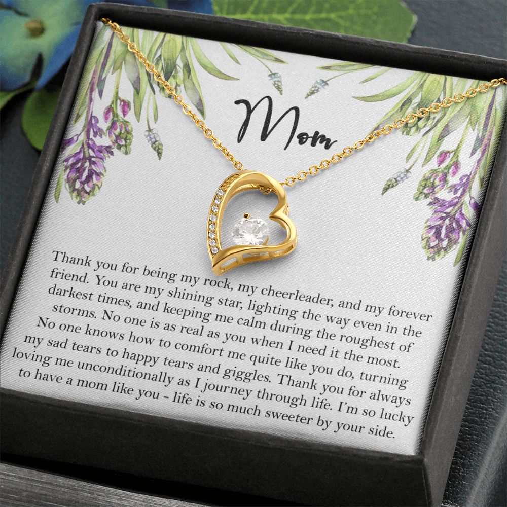 To My Mom Necklace, Gift For Mom, Mother's Day Gift from Daughter, Mom Jewelry Gift for Mothers Day, Birthday Gift for Mother, Moms Gift from Daughter Son, Necklace for Mom Mother 6 Forever Love Necklace