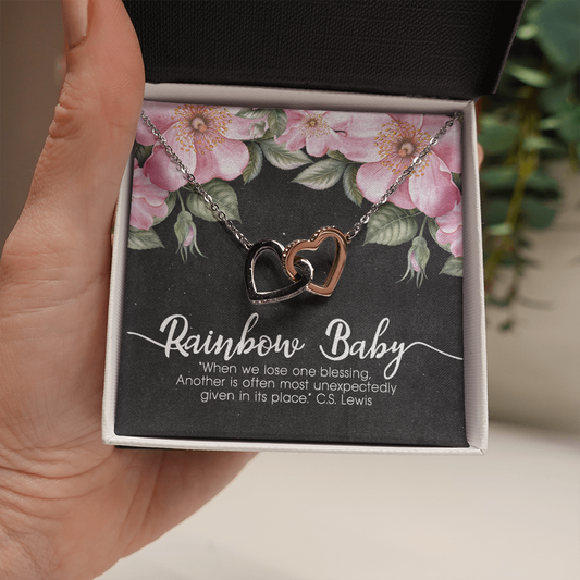 Rainbow Baby Necklace Miscarriage Necklace Angel Baby Keepsake Gift Pregnancy