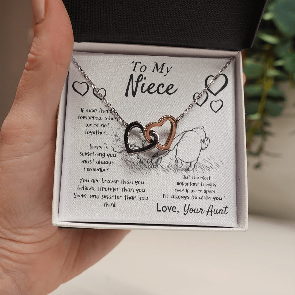 To My Niece, Niece Gift From Aunt, Niece Necklace, Niece Birthday Gifts