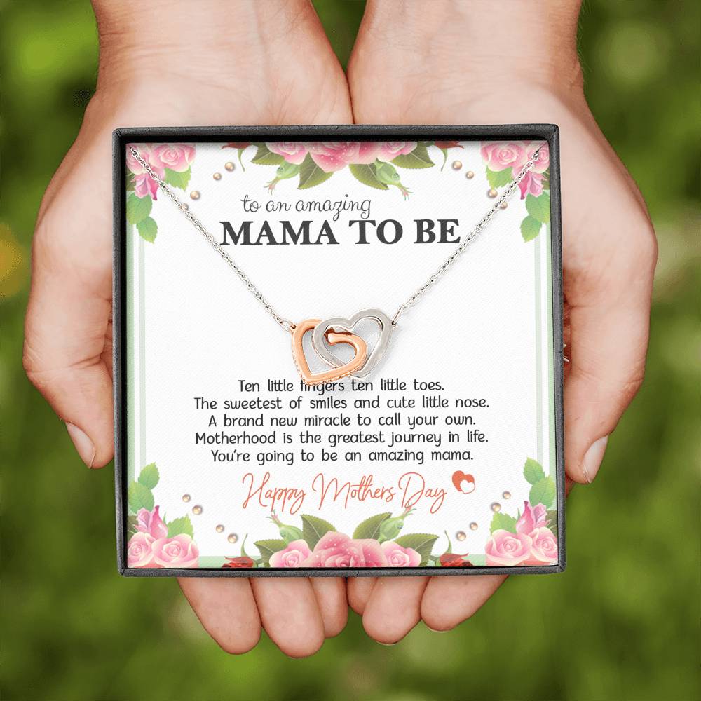 Mama To Be Necklace Best Gift for Expecting Wife Daughter Happy Mother's Day