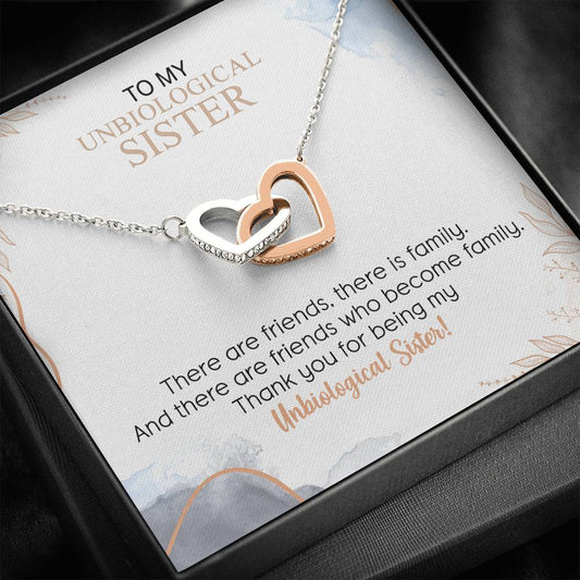 Best Friend Necklace For Unbiological Sister Soul Sister Gift Bestie Birthday