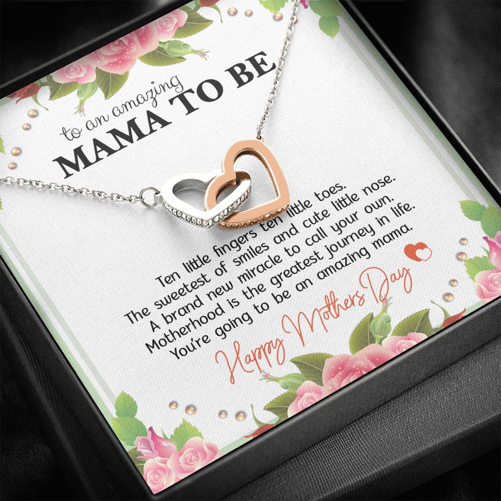 Mama To Be Necklace Best Gift for Expecting Wife Daughter Happy Mother's Day