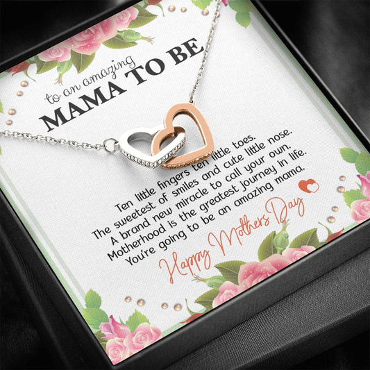 Mama To Be Necklace Best Gift for Expecting Wife Daughter Happy Mother's Day