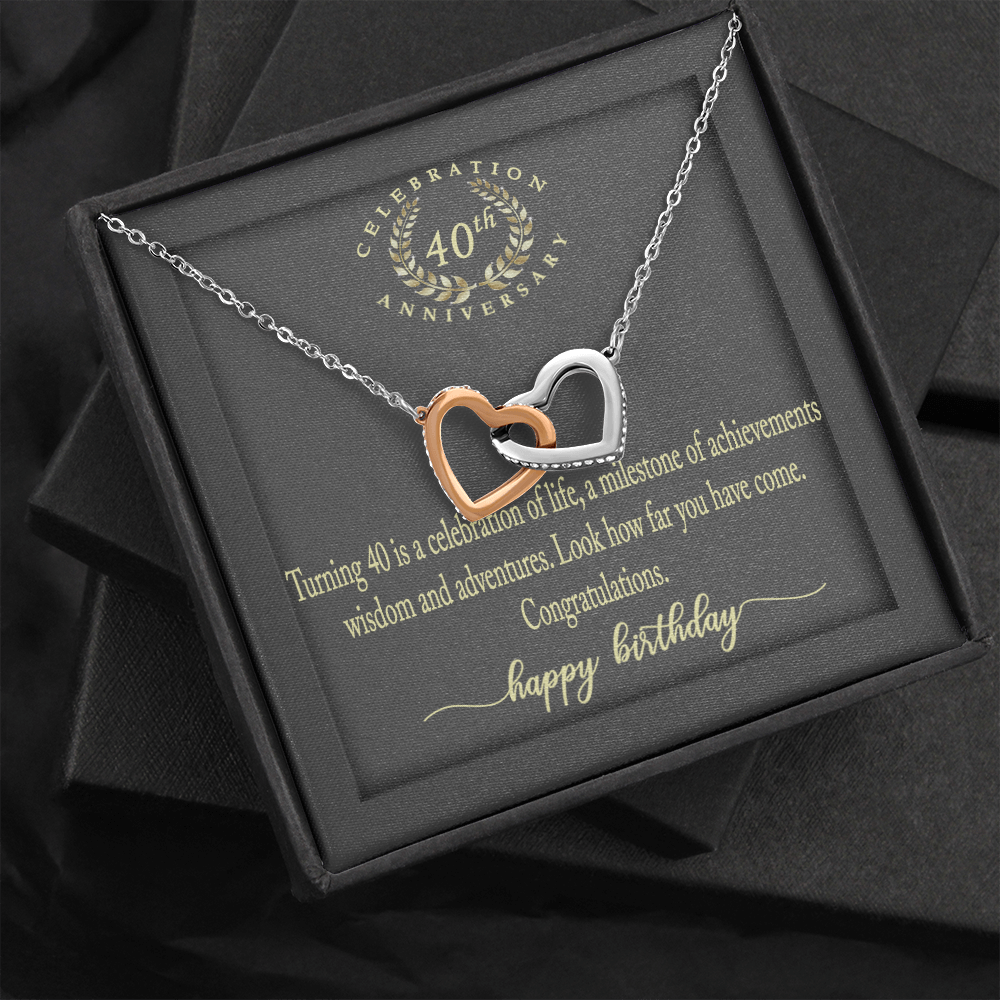 Gifts 40th Birthday Necklace 40 Years Old 40th Birthday Present For Her Jewelry 174927073905