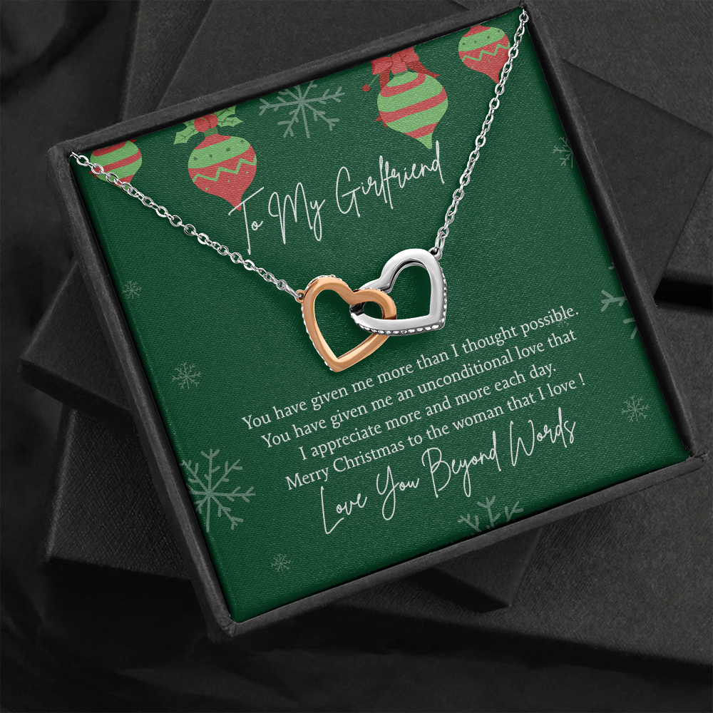 Christmas Gift for Girlfriend Necklace Gifts for Girlfriend, Girlfriend Birthday