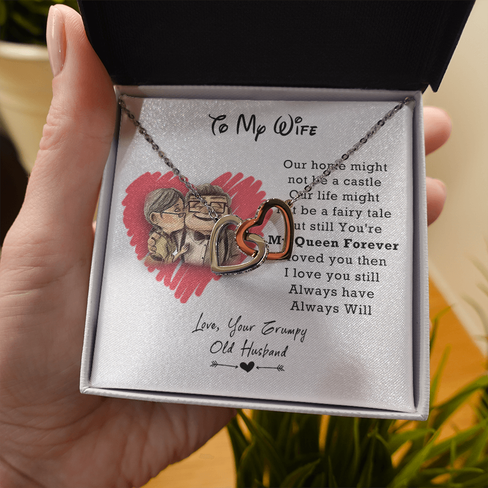 Old Husband to My Wife Necklace Birthday Anniversary Christmas Present for Wife