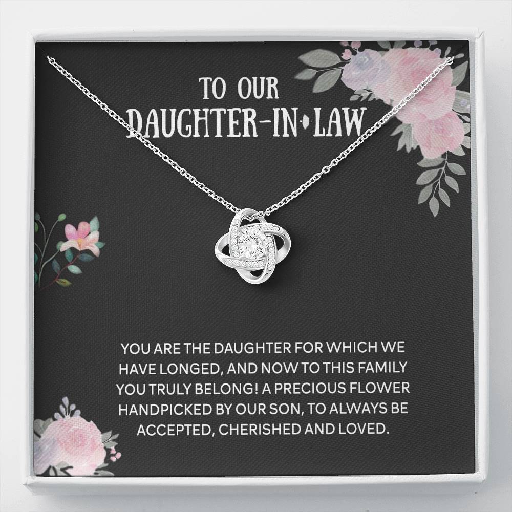To Our Daughter-in-law Necklace from Mother-in-law Daughter-in-law Birthday Gift