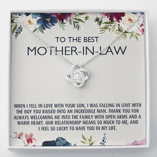 To My Mother-In-Law Gift Mothers Day Gift Necklace Mother-In-Law Gifts Jewelry
