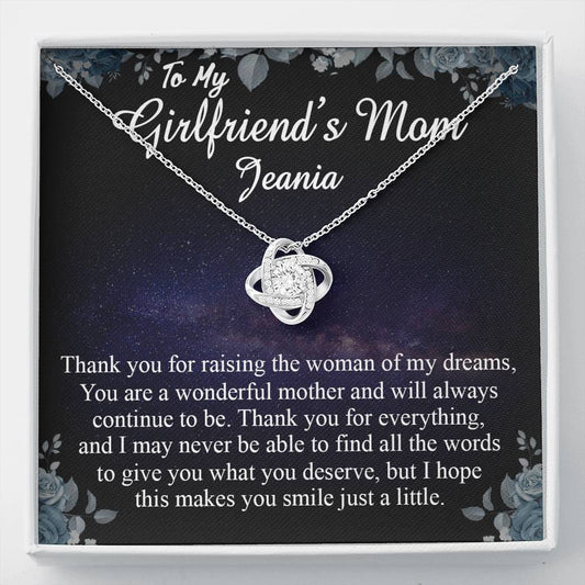 To My Girlfriends Mom Gift Mother's Day Gift for Girlfriend's Mom Necklace Gift Jeania