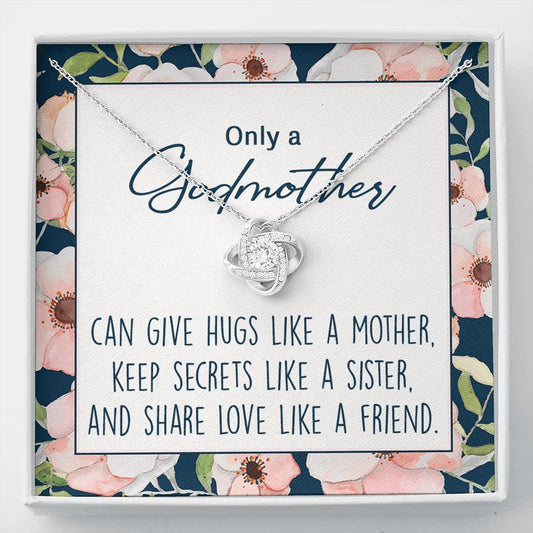 Godmother Necklace, Godmother Gift, Godmother Proposal, Fairy Godmother2 Love Knot Necklace!