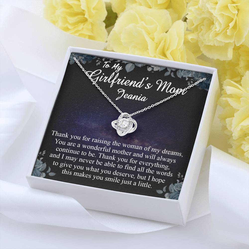 To My Girlfriends Mom Gift Mother's Day Gift for Girlfriend's Mom Necklace Gift Jeania