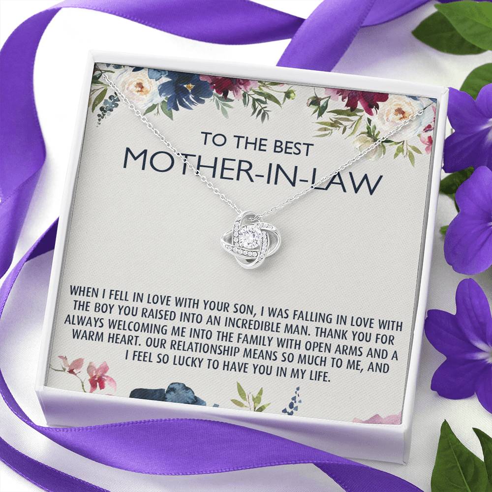 To My Mother-In-Law Gift Mothers Day Gift Necklace Mother-In-Law Gifts Jewelry