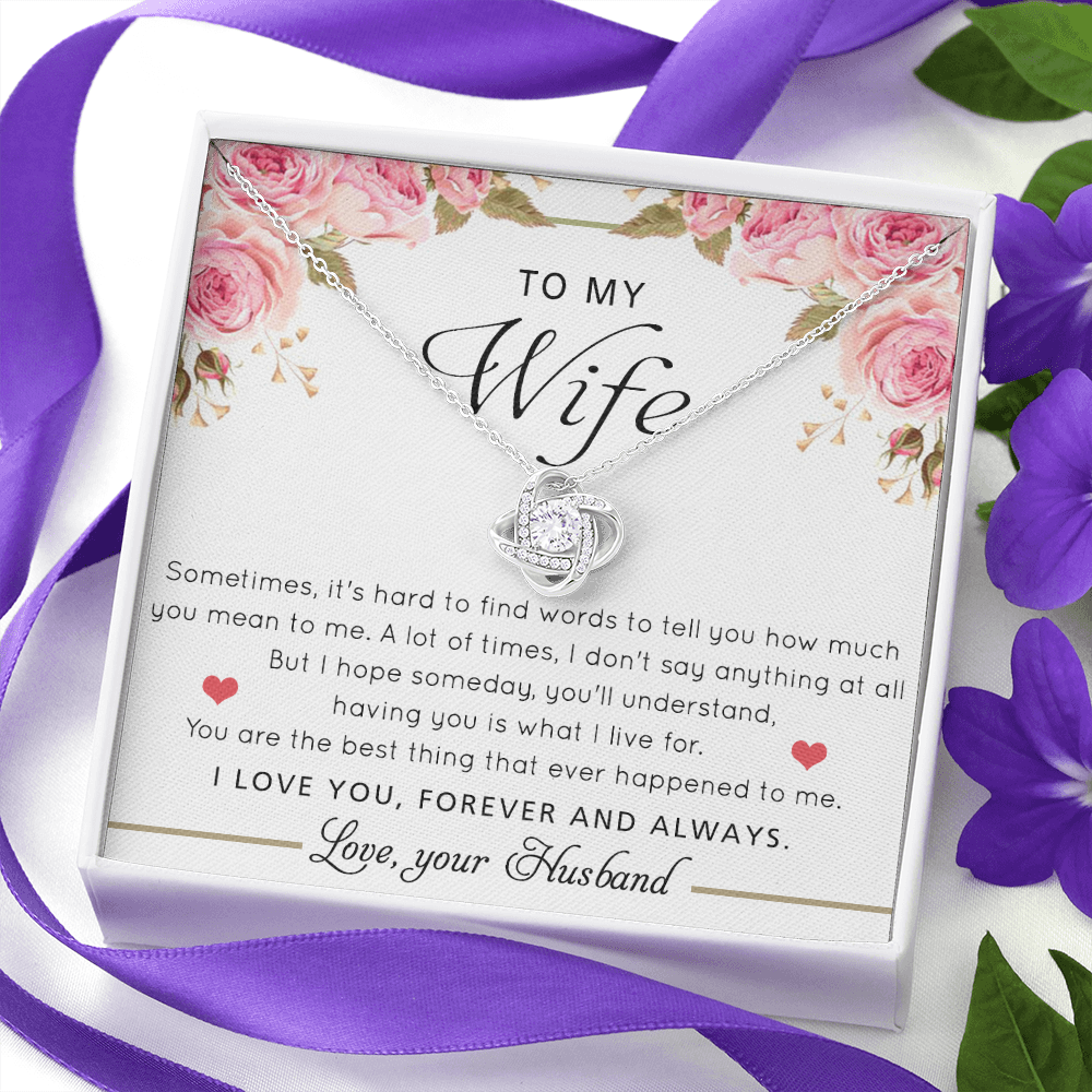 To My Wife Necklace Gift For Wife Birthday Gift For Wife Romantic Gifts For Her