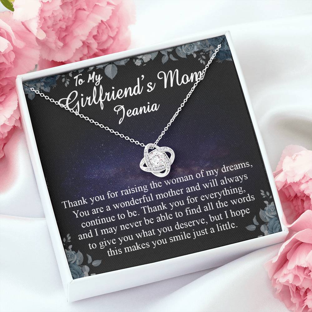 To My Girlfriends Mom Gift Mother's Day Gift for Girlfriend's Mom Necklace Gift Jeania