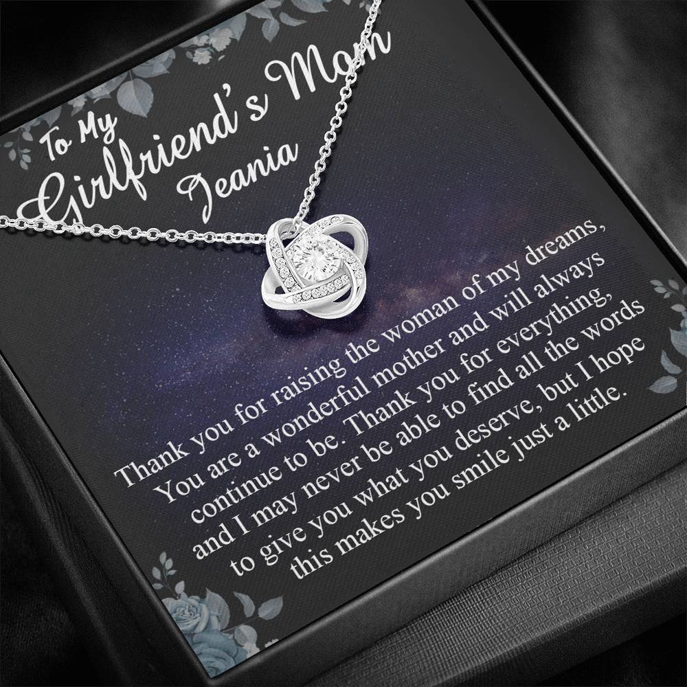 To My Girlfriends Mom Gift Mother's Day Gift for Girlfriend's Mom Necklace Gift Jeania