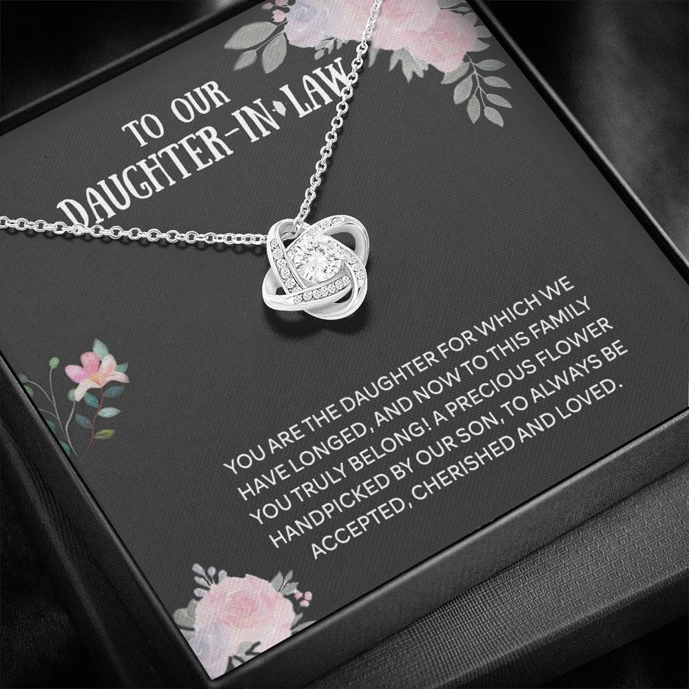 To Our Daughter-in-law Necklace from Mother-in-law Daughter-in-law Birthday Gift