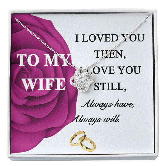 To My Wife Necklace -gift for Wife, Birthday Anniversary Necklace From HUsband