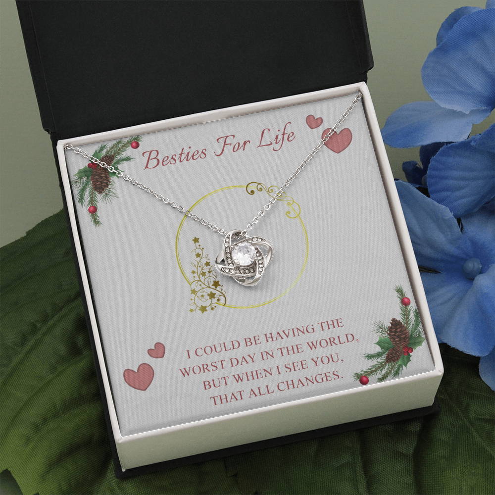 To My Best Friend Necklace for Her Valentines Birthday Christmas Gift for Friend