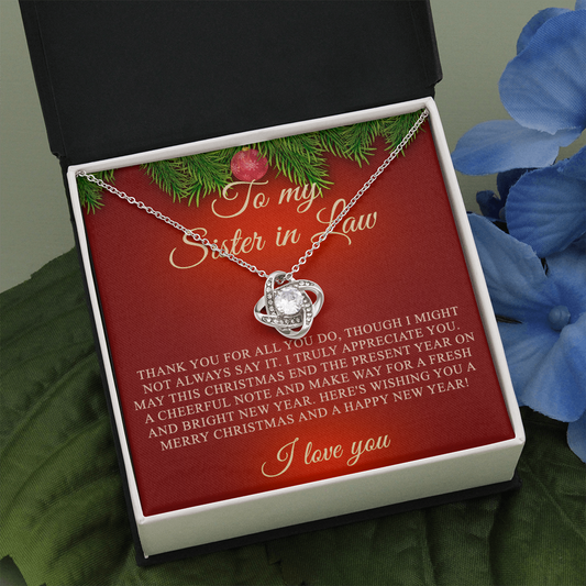 Christmas Gift for Sister-In-Law Gift For Sister-in-law Necklace for Step Sister