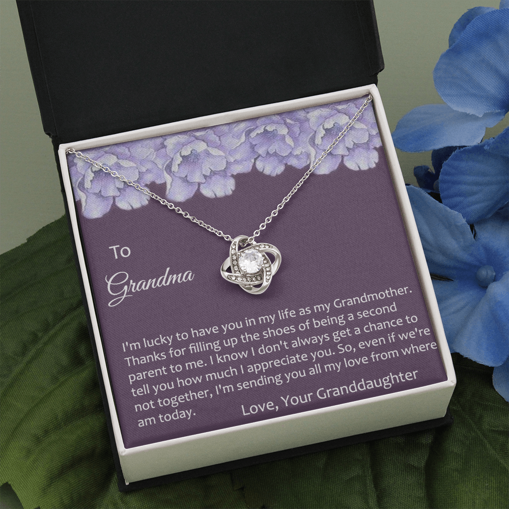 To Grandma Necklace From Granddaughter Gift For Grandmother Birthday Xmas Giftd