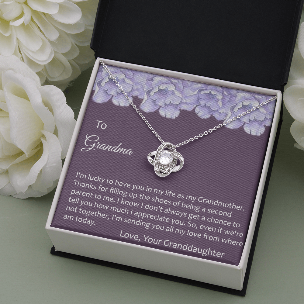 To Grandma Necklace From Granddaughter Gift For Grandmother Birthday Xmas Giftd