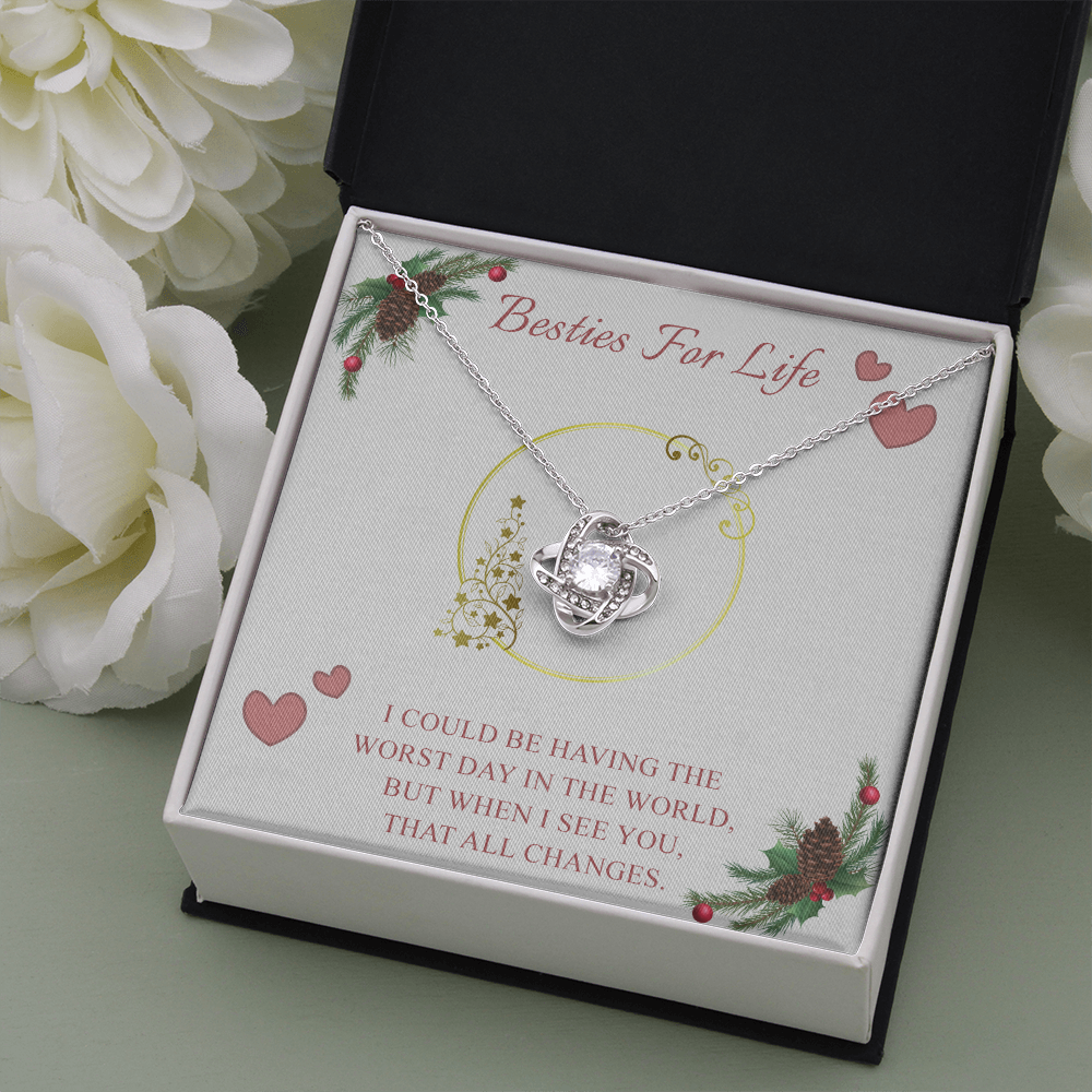 To My Best Friend Necklace for Her Valentines Birthday Christmas Gift for Friend