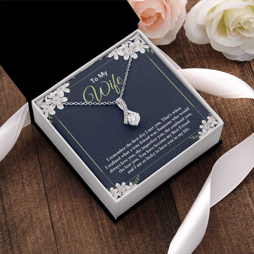 To My Wife Necklace Gift Alluring Beauty Necklace Birthday Gifts for Daughter 175146937086