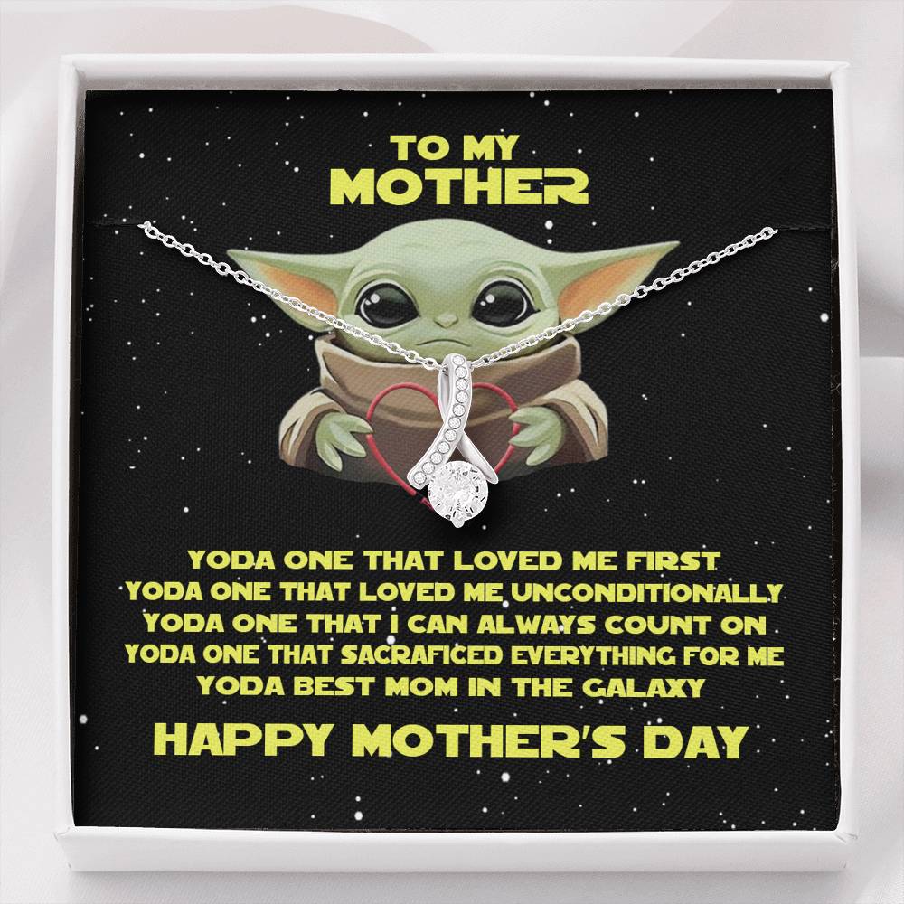 To My Mother Necklace Yoda Best Mom Alluring Beauty Necklace Mothers Day Gift