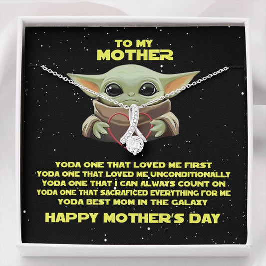 To My Mother Necklace Yoda Best Mom Alluring Beauty Necklace Mothers Day Gift