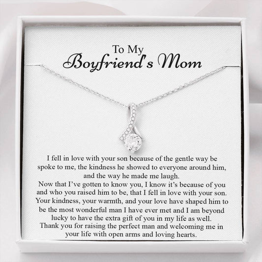 To My Boyfriend's Mom Necklace, Future Mom Gifts, Mother's Day Gift Necklace